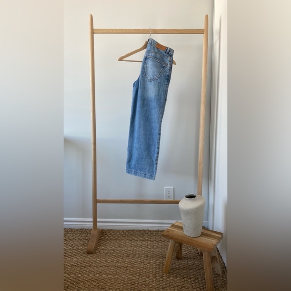 Mango Cropped Wide Leg Jeans - Picture 2 of 5